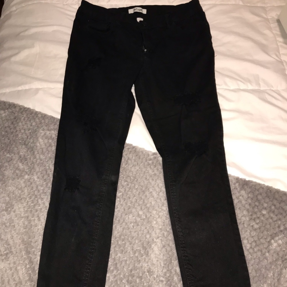 Refuge black jeans